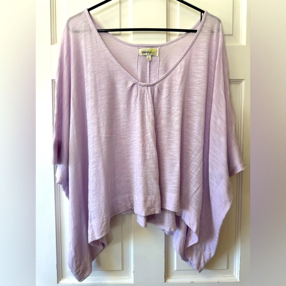 Jolie Dolman Oversized Tee - Porridge by Anthropologie – Lilac – Size Small - Picture 7 of 15